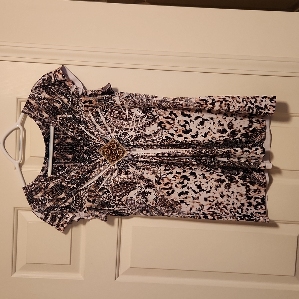 Apt 9 size petite med tunic top